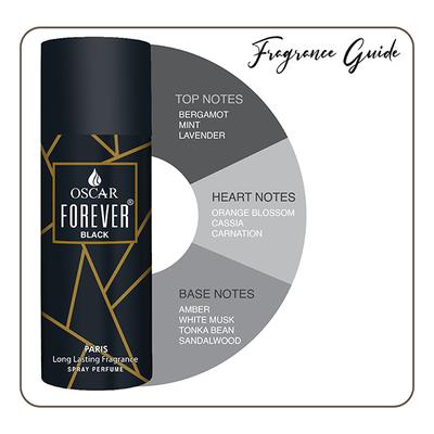 OSCAR FOREVER BLACK BODY DEODORANT 150 ml - Deodorants/Roll-Ons