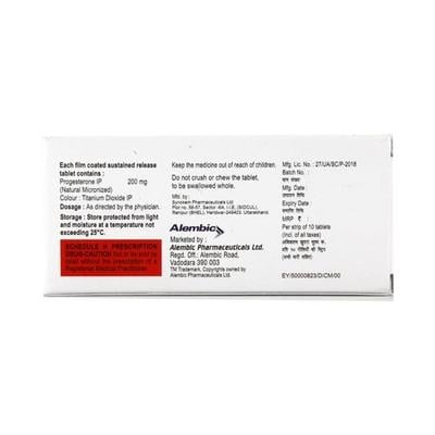 Gestofit SR 200mg Tablet 10'S - Hormonal Therapy-Oes