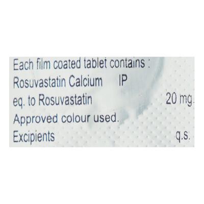 ROZUPEX 20 Tablet 10's - High Cholesterol-Dys