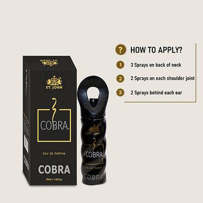 St. John Sports Limited Edition Deodorant Spray 150 ml + Cobra Envy Deodorant Spray 150 ml + Cobra Eau De Parfum 8 ml - Men Deodorants/Roll-Ons