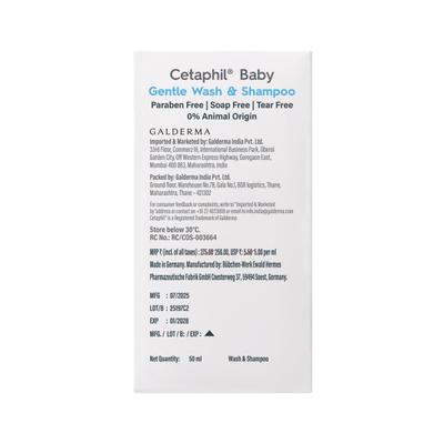 Cetaphil Baby Gentle Wash & Shampoo 50 ml - Baby Body Wash