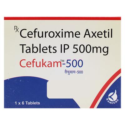 CEFUKAM 500 Tablet 6's - Bacterial Infections-Cep