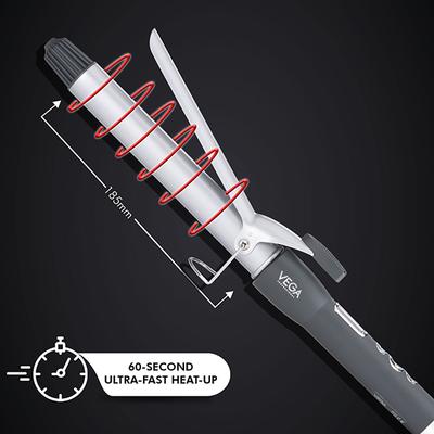 VEGA Professional Pro Cera Curls 28mm Barrel Hair Curler, (VPMCT-05) 1's - Rollers & Curlers