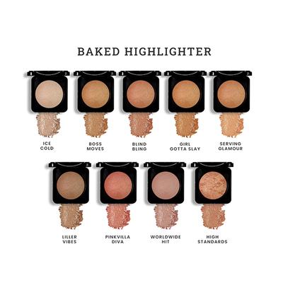 PAC Baked Highlighter 08 Killer Vibes 7.5 gm - Highlighters & Illuminators