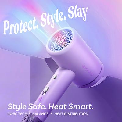 Bombae Headstart Ionic Hair Dryer 1600W 3 Heat Modes (Cool, Warm, Hot) 5X Faster Drying 400 g - Hair Dryers