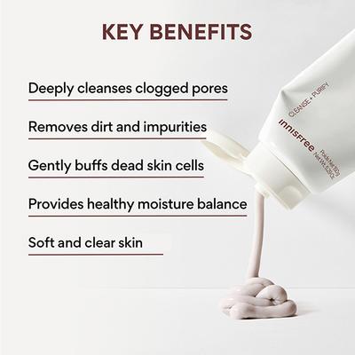 Innisfree Volcanic BHA Pore Cleansing Foam 250 gm - Scrubs & Exfoliants