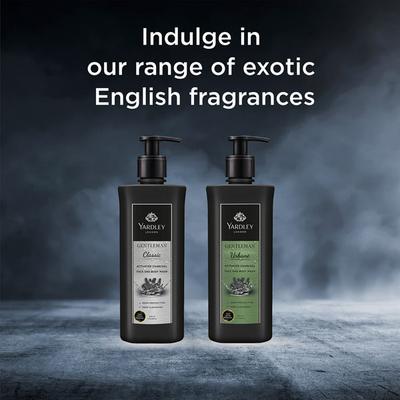 Yardley London Gentleman Classic, Activated charcoal Face And Body Wash 250ml - Shower Gels & Body Wash
