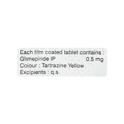 GP 0.5mg Tablet 10'S - Diabetes-Ant