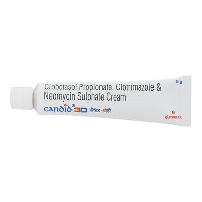 Candid 3D Cream 15gm - Skin Infections-Toc