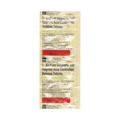 Valprid CR 200mg Tablet 10'S - Epilepsy/Convulsion-Ant