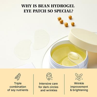 Mixsoon Bean Hydrogel Eye Patch Soothing & Firming Korean Eye Care Treatment 60's - Eye Masks