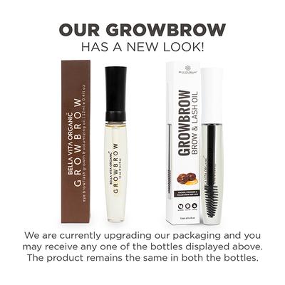 Bella Vita Organic GrowBrow Eyebrows & Eyelash Hair Growth & Volume Oil 12 ml - Eyebrow Pencils & Enhancers