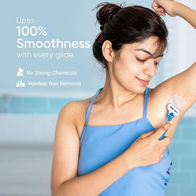 Gillette Venus Smooth Hair Removal Razor - Aloe Extract (For Woman) - Shaving & Hair Removal