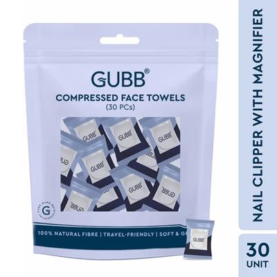 Gubb Compressed Towels for Face - 30 Pcs 1's - Cotton Balls