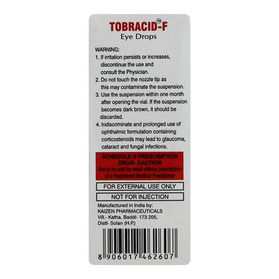TOBRACID F Eye Drops 5ml - Eye Infections-Eaa