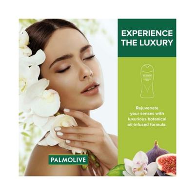 Palmolive Luminous Oil Rejuvenating Body Wash 100% Natural Fig Oil & White Orchid Extracts 250 ml (N) - Shower Gels & Body Wash