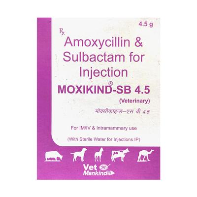 MOXIKIND SB (VET) 4.5g Injection 1's - Veterinary-Pharma