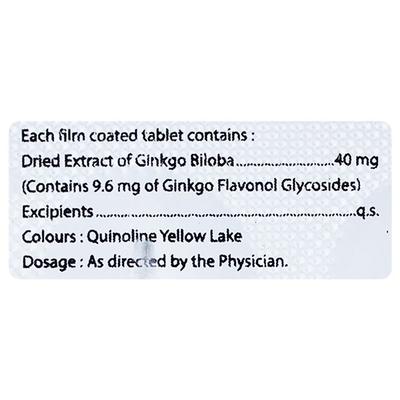 GINKOWIN 40mg Tablet 10's - Supplements-Sup