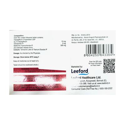 DAPZIGARD GM 2 Tablet 10's - Diabetes-Ant