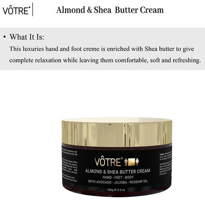Votre Hand & Foot Creme - Almond & Shea Butter 100 ml - Foot Creams & Lotions
