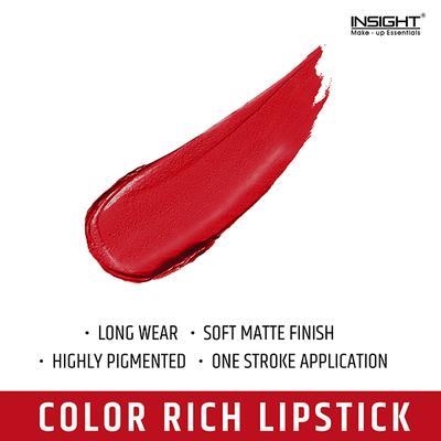 Insight Cosmetics Color Rich Lipstick (L-23) - Ginza Red 4.2 gm - Lipsticks