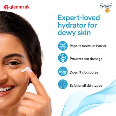 Glenmark Episoft AC Moisturizer with Sunscreen, SPF 30+ for Men and Women 125 gm - Day Cream