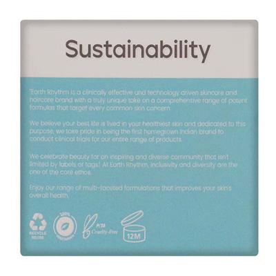 Earth Rhythm Superfood Face Masque With Blue Spirulina 100 gm - Masks & Peels