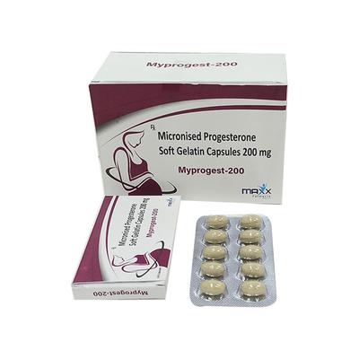 MYPROGEST 200 Soft Gelatin Capsule 10's - Hormonal Therapy-Oes