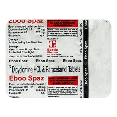 EBOO SPAZ Tablet 10's - Pain relief-Nsa