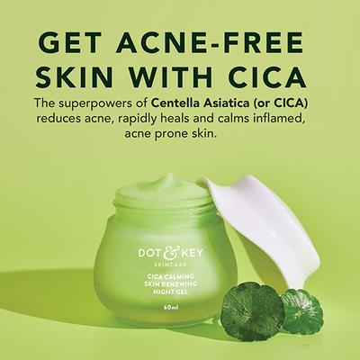 Dot & Key Cica Calming Skin Renewing Night Gel 60 ml - Night Cream