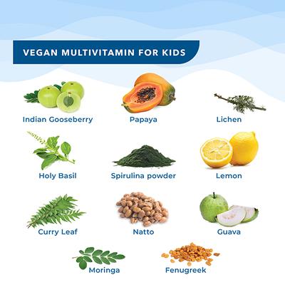 Wellbeing Nutrition Marvel Captain America Melts Kids Organic Multivitamin with Vitamin A B-Complex C D -30 Strips - Multi-Vitamins