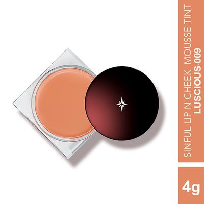 Colorbar Sinful Lip N Cheek Mousse Tint Luscious-009 4 gm - Lipsticks