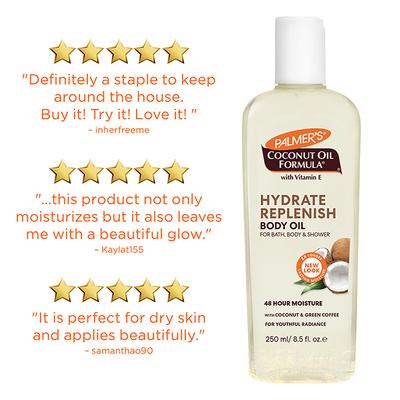 Palmer's Coconut Oil formula with Vitamin E Coconut Hydrate Body Oil, 150ml - Face Oils