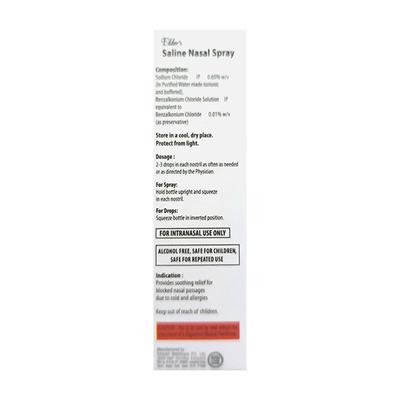 SALINE (ELDER'S) Nasal Solution 20ml - Nasal Congestion-Nas