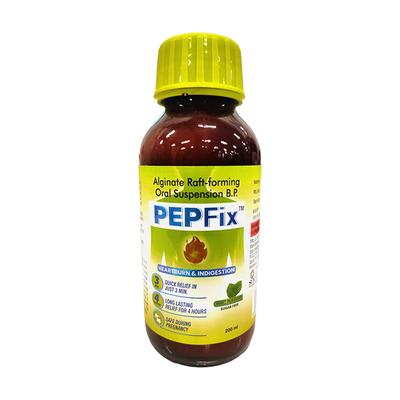 PEPFIX SUGAR FREE MINT FLAVOUR Oral Suspension 200ml - Ulcer/Reflux/Flatulence-Aaa