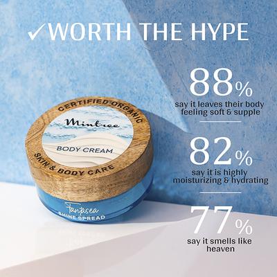 Mintree Certified Organic Fanatasea Body Butter, Nourishes and Moisturizes, 72Hrs Hydration 150 gm - Creams, Lotions & Oils
