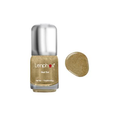 Lenphor Nail Tint Gold Dust 14 12 Ml - Nail Polish