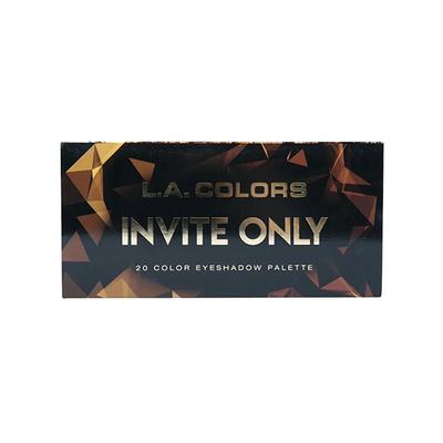 L.A. Colors 20 Color Eyeshadow Palette - Invite Only 22 gm - Face Palettes
