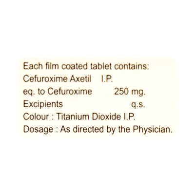 Ceroxitum 250mg Tablet 4'S - Bacterial Infections-Cep