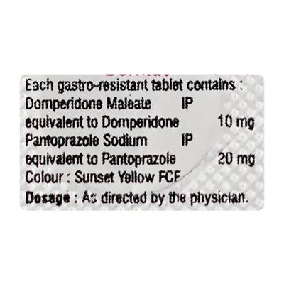 DOMTAC 10/20mg Tablet 10's - Ulcer/Reflux/Flatulence-Aaa