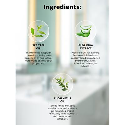 Freeskin Tea Tree & Aloe Vera Shower Gel 400 ml - Shower Gels & Body Wash