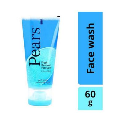 Pears Fresh Renewal Gentle Ultra Mild Daily Cleansing Facewash 60 gm - Face Moisturizers