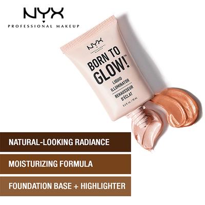 NYX Professional Makeup Born To Glow Liquid Illuminator - Sunbeam 18 ml - Highlighters & Illuminators