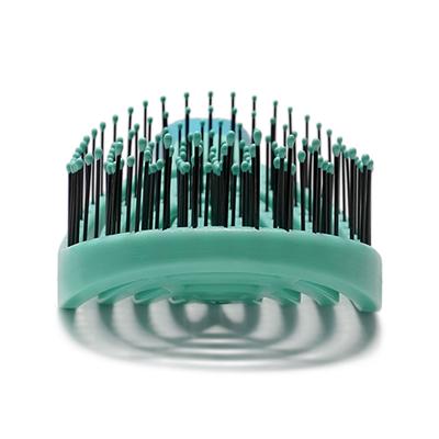 NuWay 4HAIR U.S. Patented Detangler Hair Brush for Men & Women - Green - Detangling C Brush 1s 1's - Hair Brushes