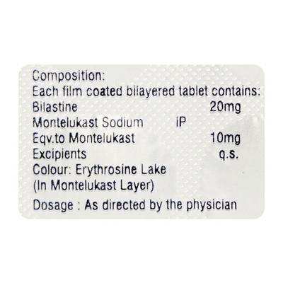 BILACAD M Tablet 10's - Allergies-Ant