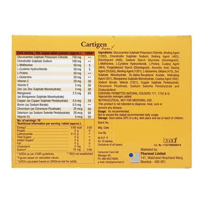 Cartigen Forte + Tablet 10's - Supplements-Vam