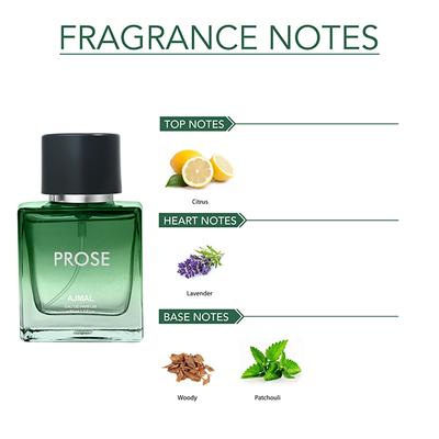 Ajmal Prose Eau De Parfum Aquatic Perfume Long Lasting Scent Spray Party Wear Gift For Men 50 ml - Men Perfumes (Edt/Edp)