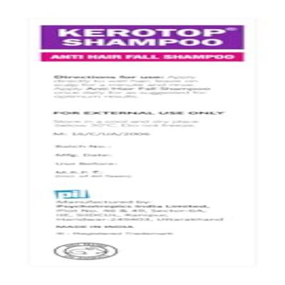 Kerotop Anti Hair Fall Shampoo 200 ml - Shampoos