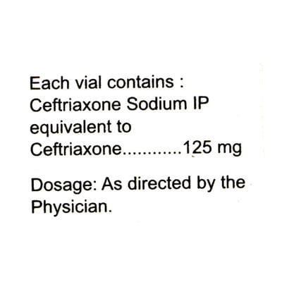 Xone 125mg Injection 1's - Bacterial Infections-Cep