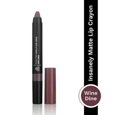 Pac Insanely Matte Lip Crayon (Wine Dine) 3.8 gm - Lip Crayons